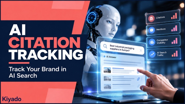 Kiyado AI citation tracking for monitoring brand visibility in AI search